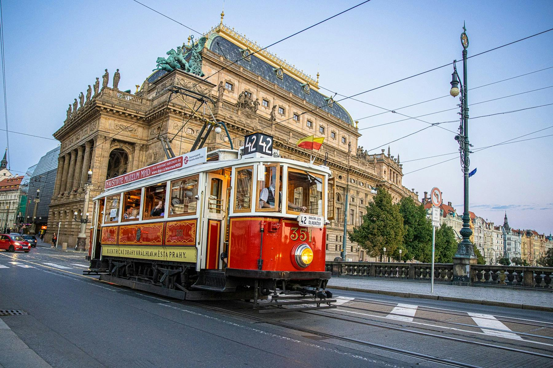 Prague: Hop-on Hop-off Historical Tram Tour for Line 42 - Photo 1 of 4